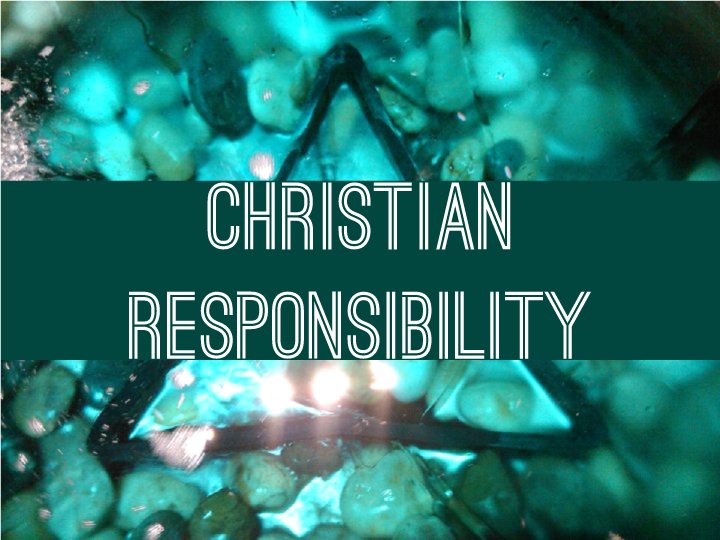 christianresponsibility Mountain View Lutheran Church